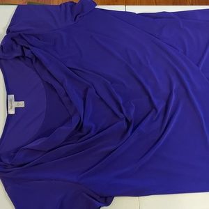 Dressbarn Drape blouse 1X